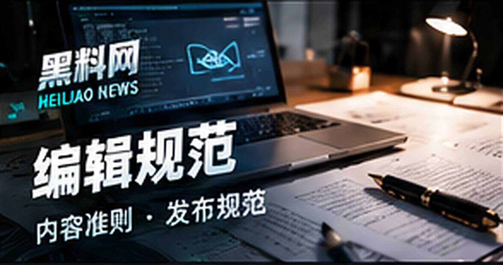 采编准则编辑概念视觉